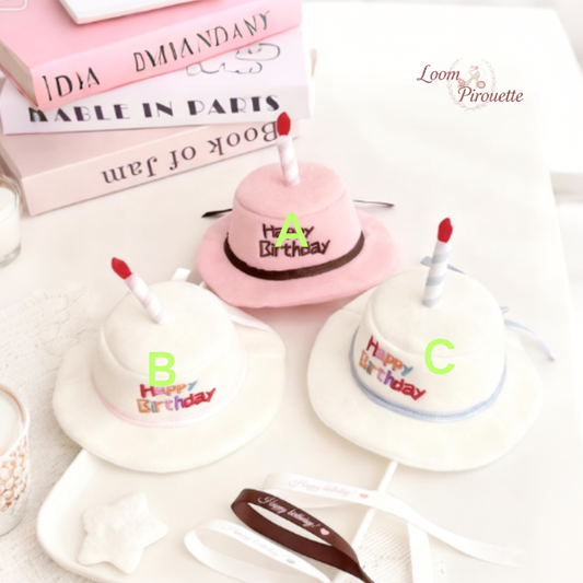 Doll Clothes DIY|10cm/4inch Doll Birthday Hat