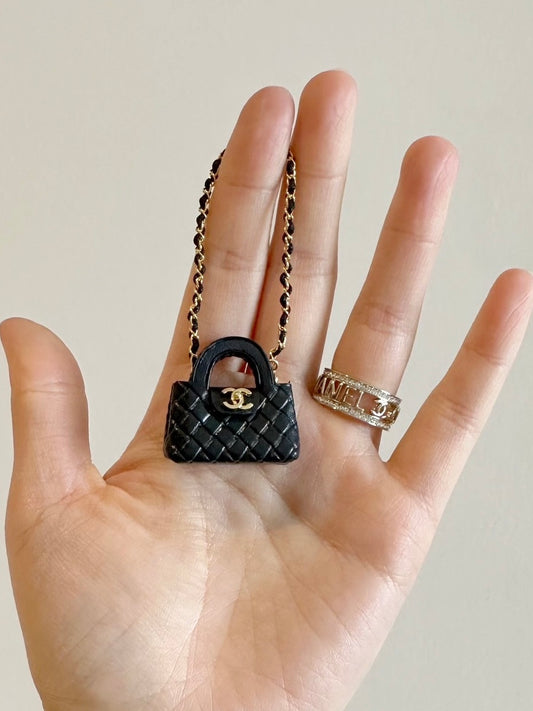 Accessories|Chanel doll-sized bag with little Kitty