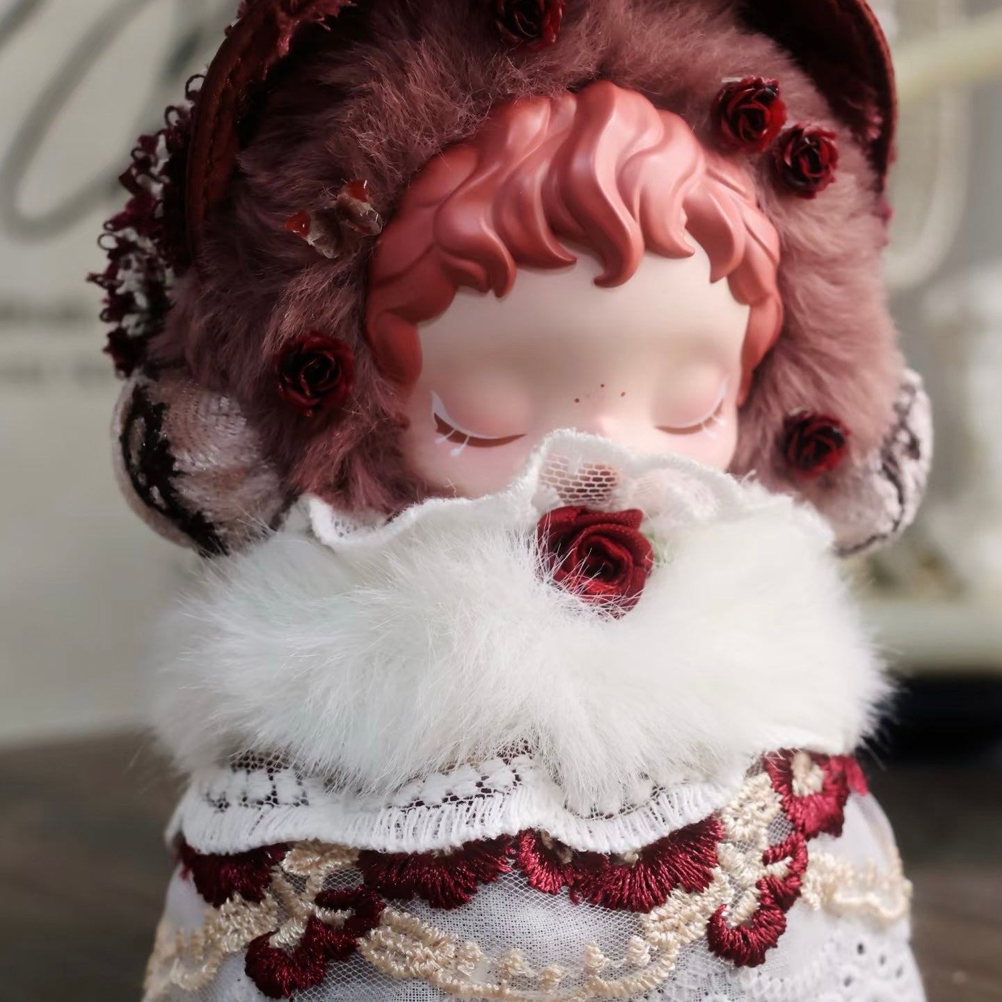 Skullpanda Handmade Clothes Set Outfit|Princess Rose Ensemble