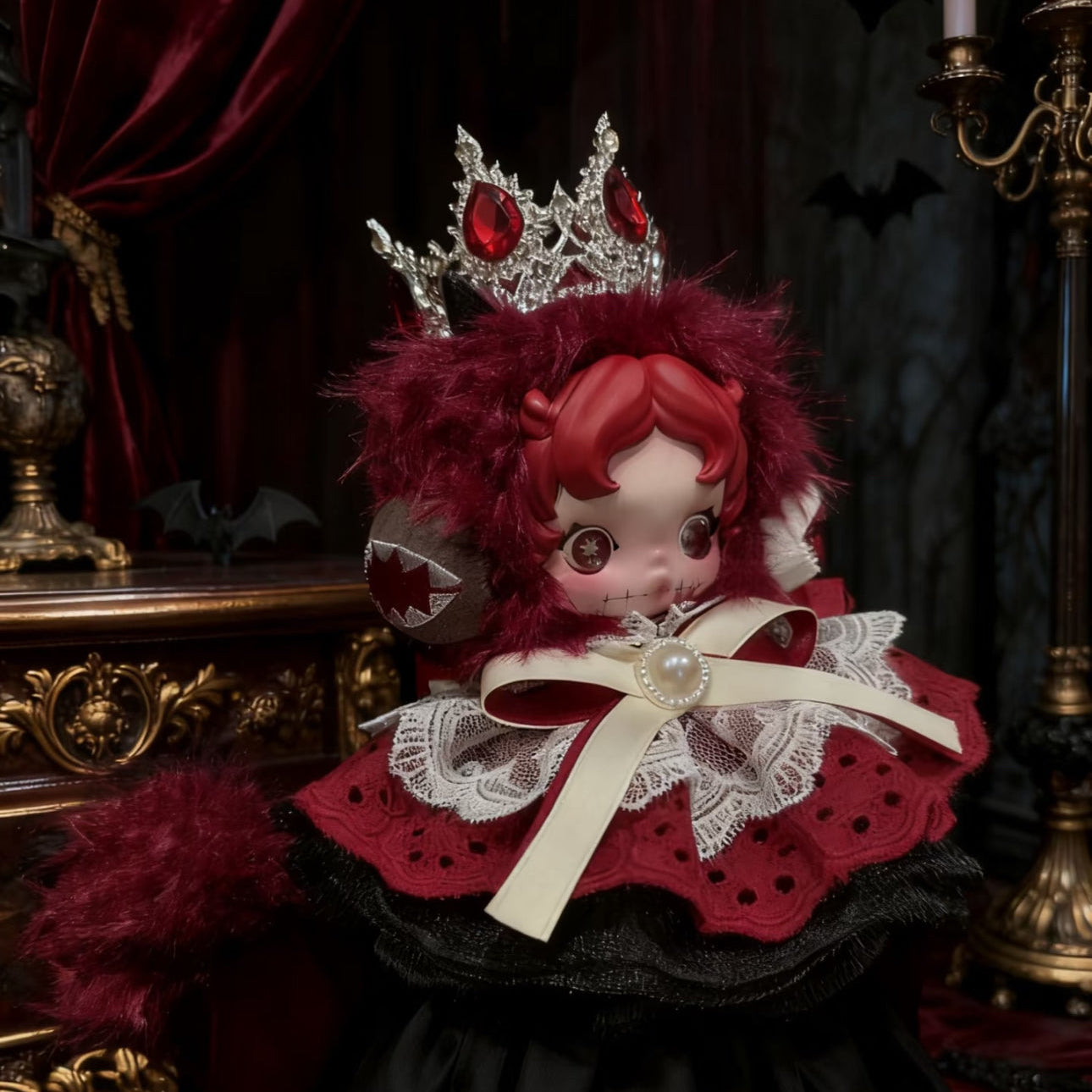 Skullpanda Handmade Clothes Set Outfit | Red Diamond Dichess