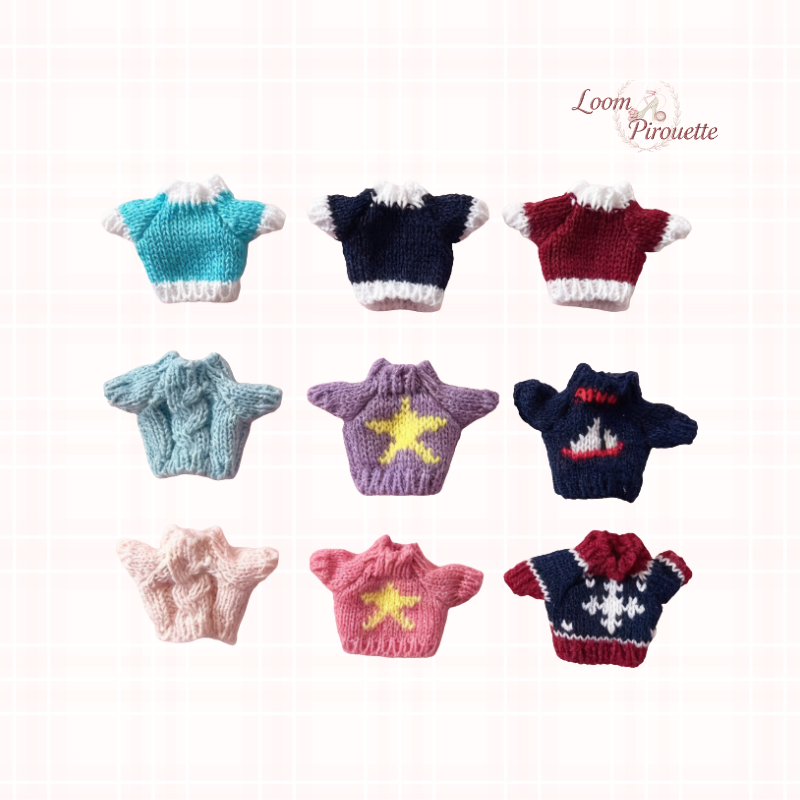 Doll Clothes DIY｜10cm/4inch Doll Christmas Swearter V2
