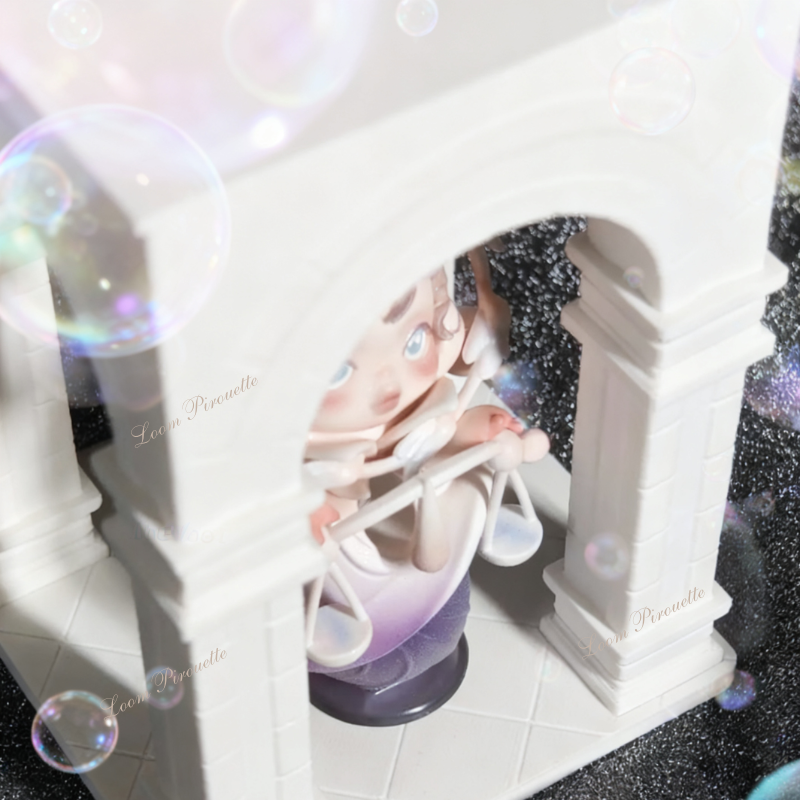 Pavilion-Themed Toy White Storage Box