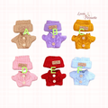 Doll Clothes DIY｜10cm/4inch Doll Christmas Swearter + Hat