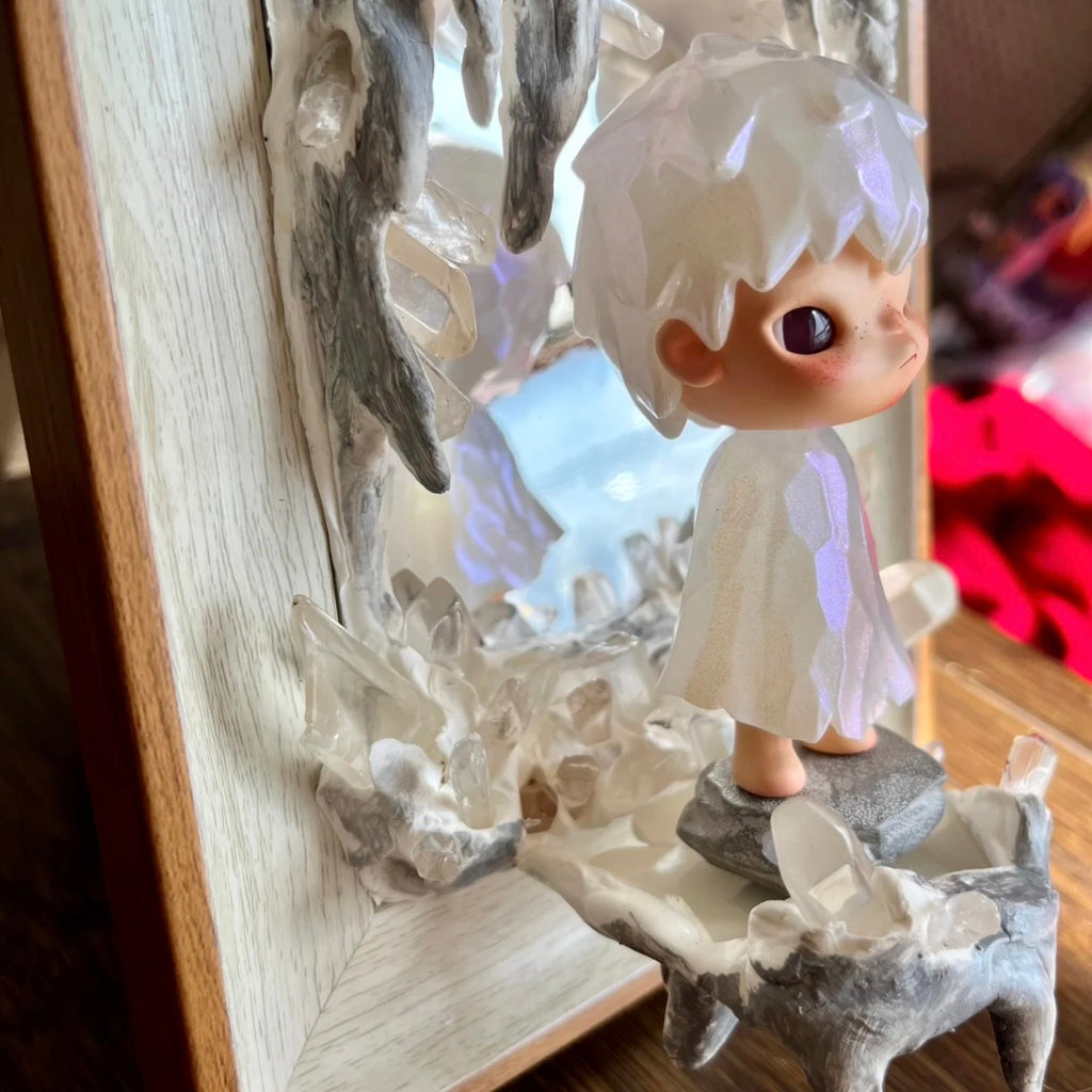 Glow-in-the-Dark Figurines/Decor/Pins, Handmade Cute Ornaments & Gifts (Doll/Frame Optional)