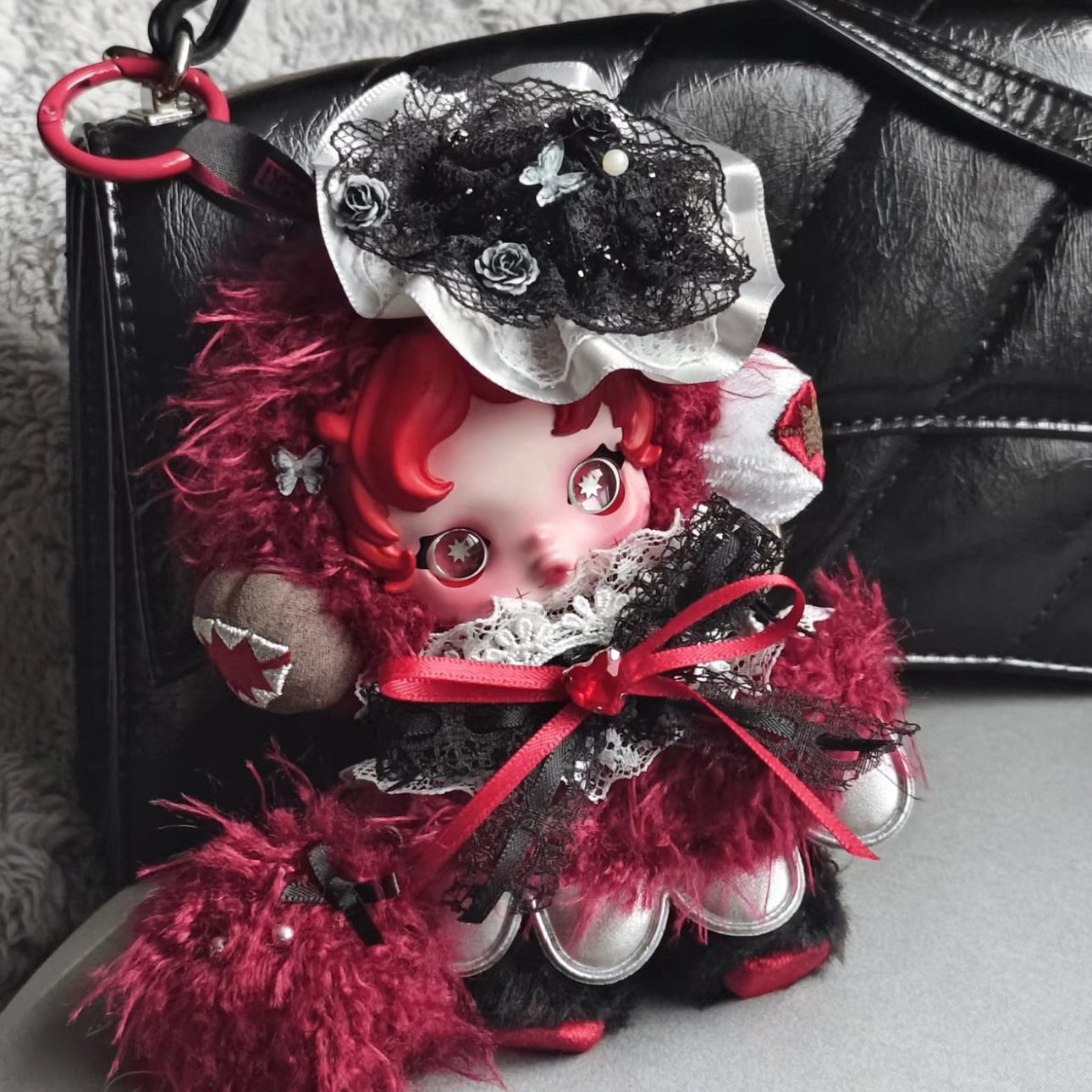 Skullpanda Handmade Clothes Set Outfit | Black Sliver