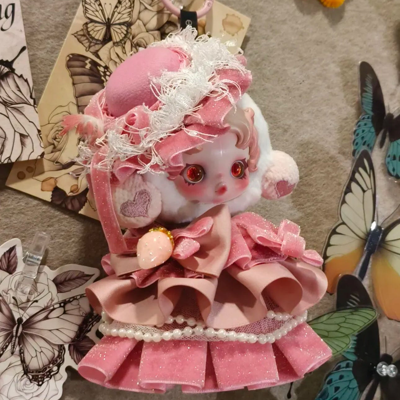 Skullpanda Handmade Clothes Set Outfit | Pink Princess