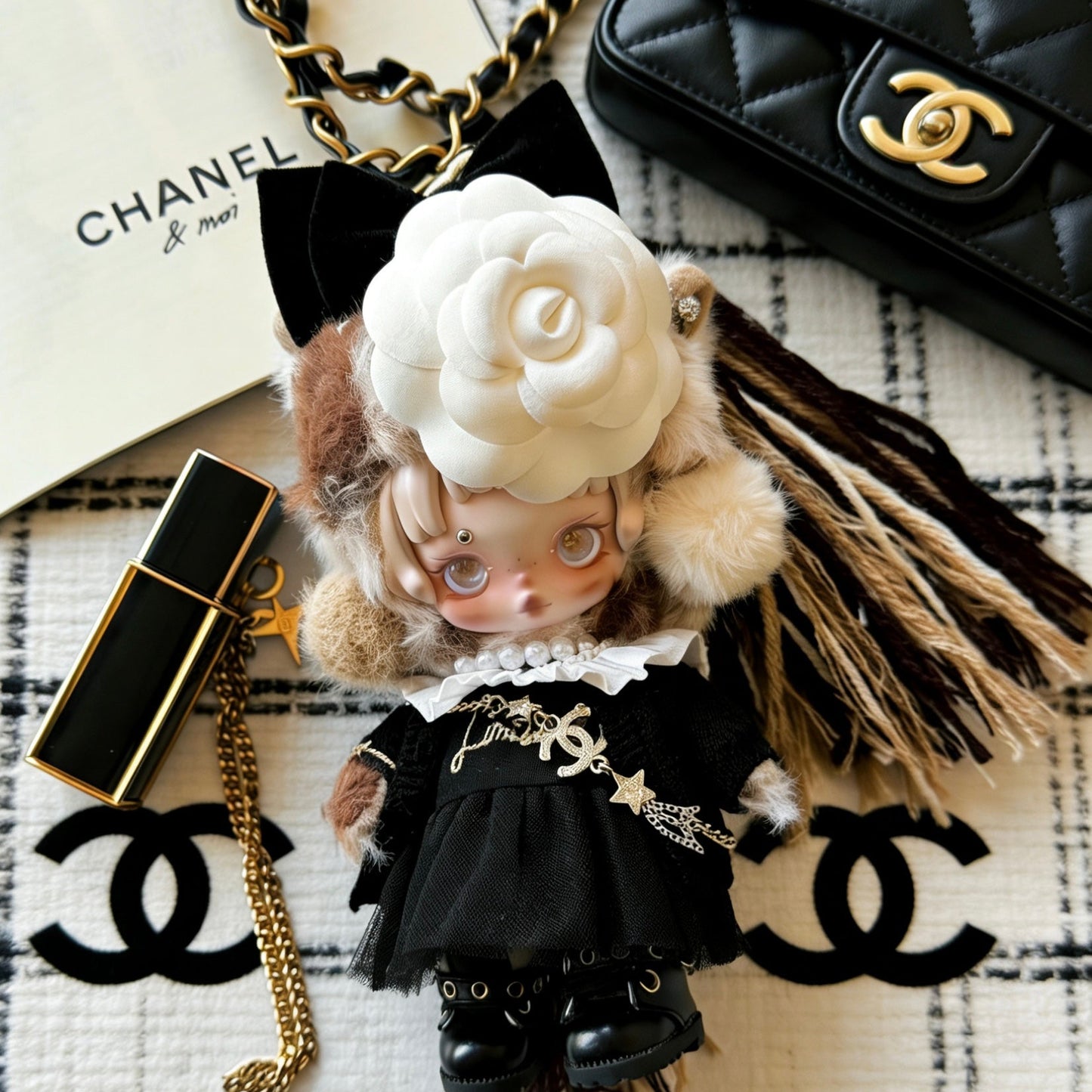 Skullpanda Handmade Clothes Set Outfit | Chanel Horse