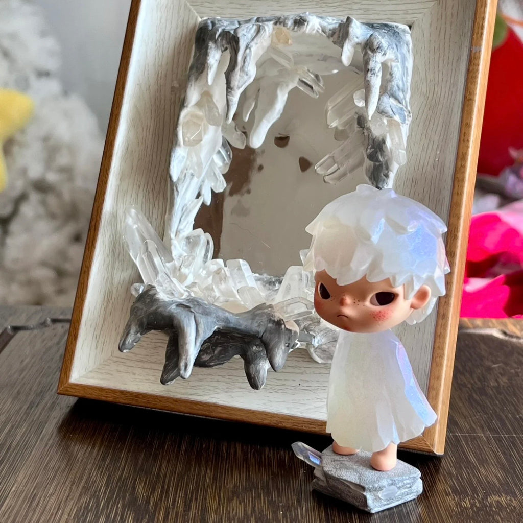 Glow-in-the-Dark Figurines/Decor/Pins, Handmade Cute Ornaments & Gifts (Doll/Frame Optional)