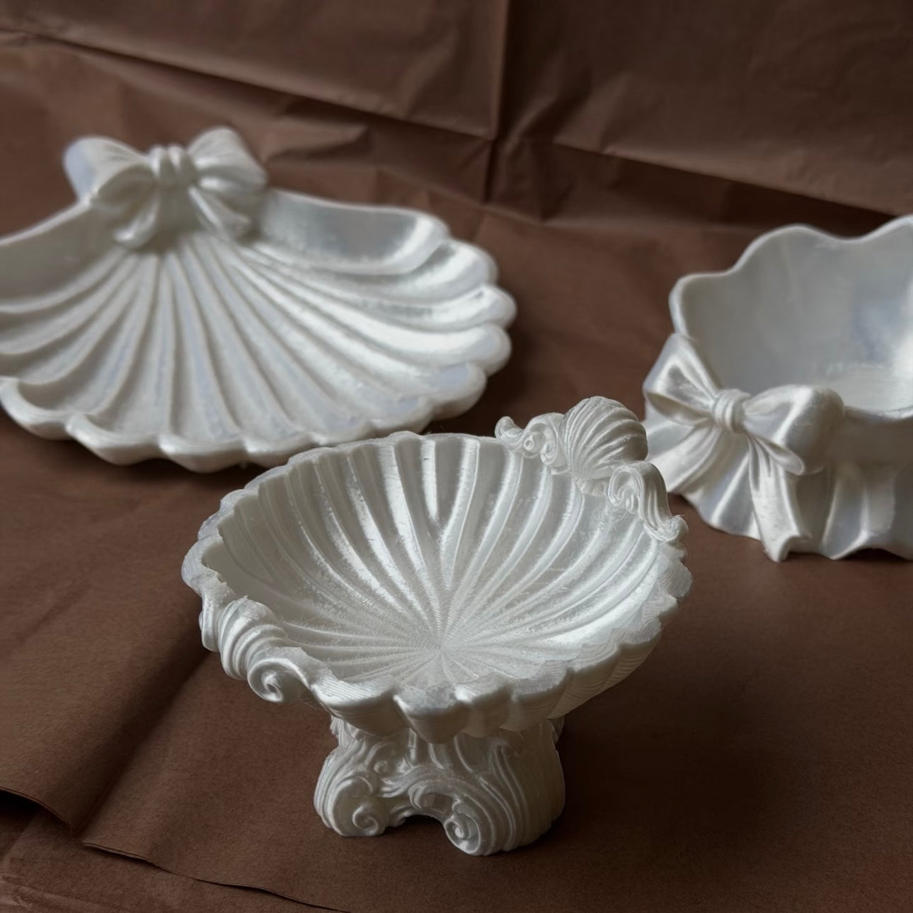 Baroque Shell Decor Platter