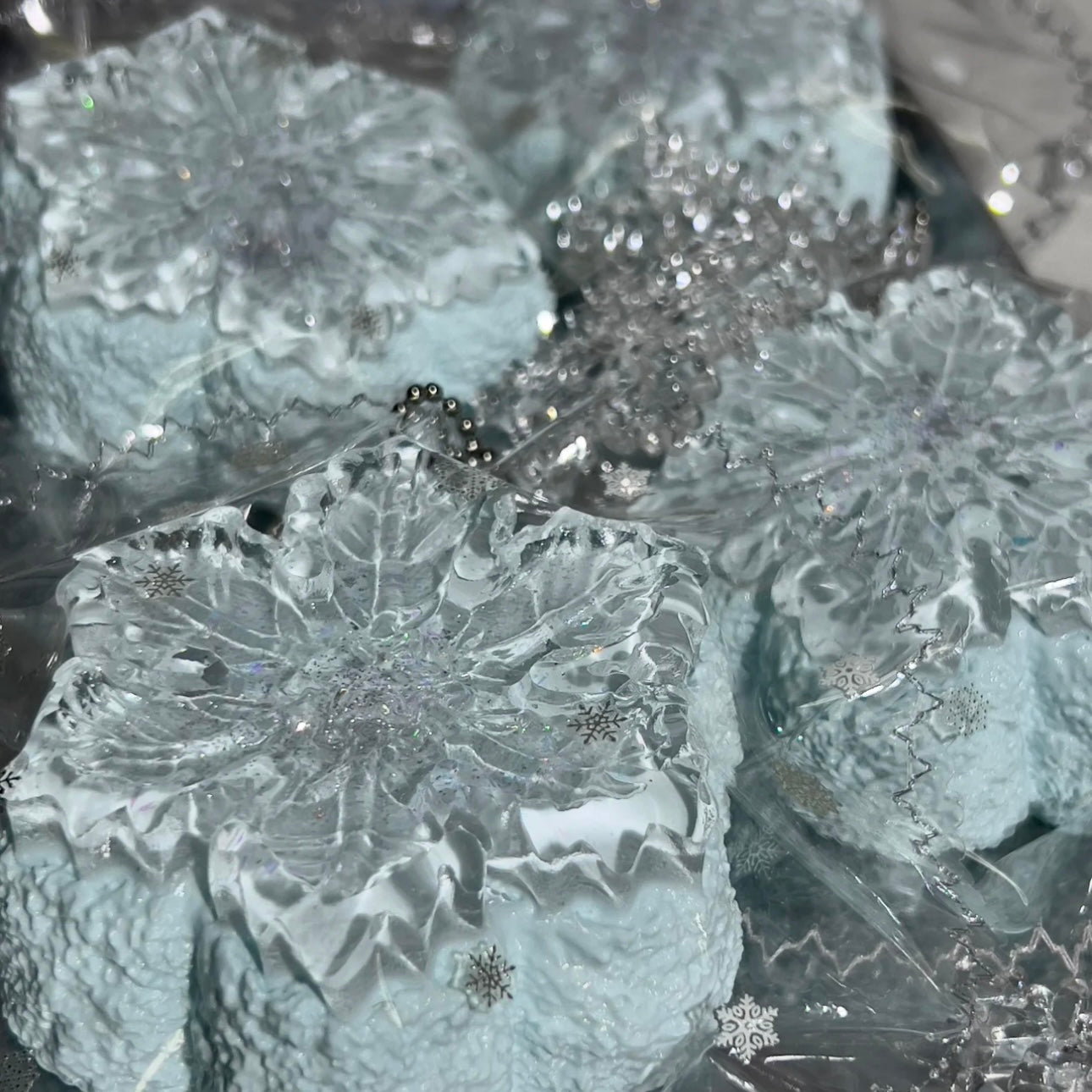 Handmade Silicone Squishy Toy｜Snow