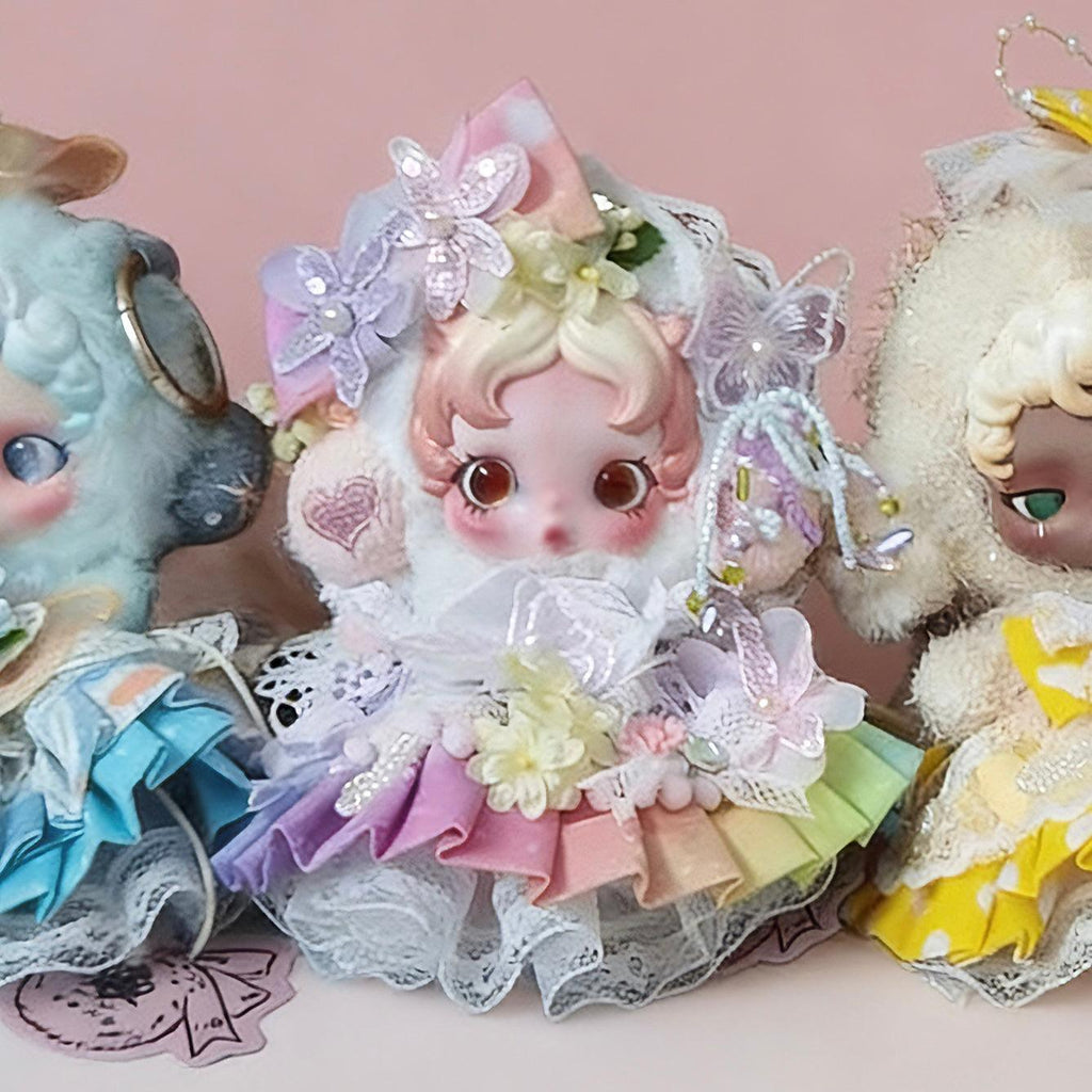 Skullpanda Handmade Clothes Set Outfit | Colorful Flower Fairy