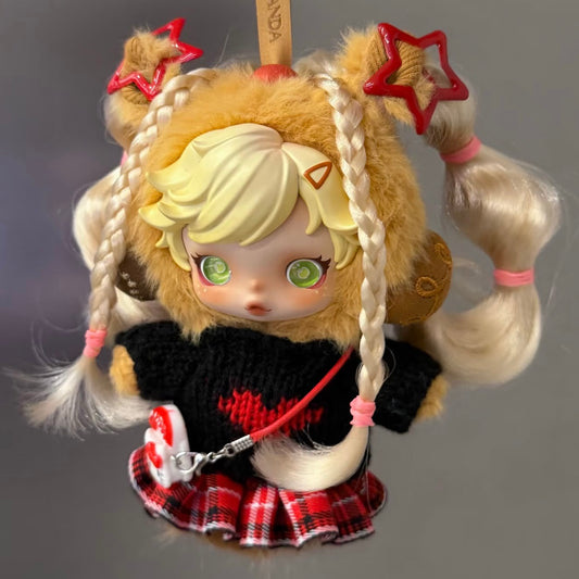 Skullpanda Handmade Clothes Set Outfit | Red and Black