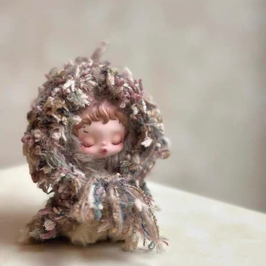 Skullpanda Handmade Clothes Set Outfit | Knitted Wooden Flower