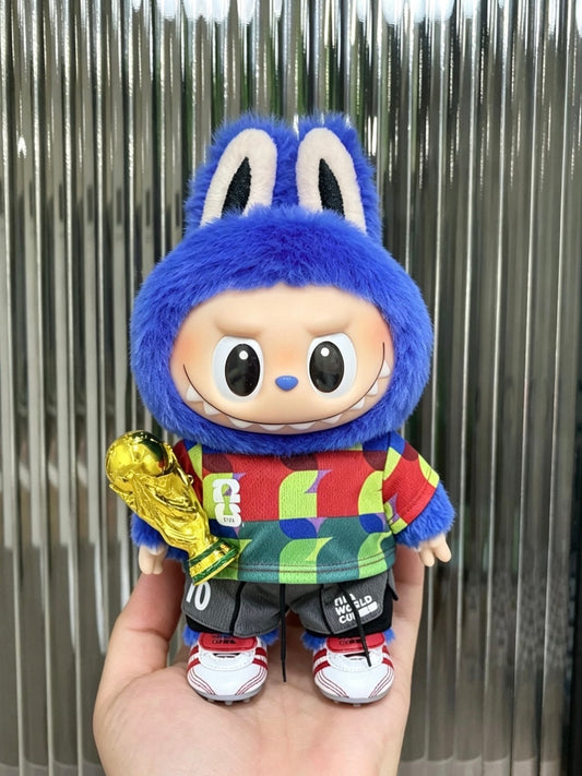 Labubu 17cm Custom Doll Design | FIFA World Cup ( plus a free soccer team‑themed outfit of your choice)