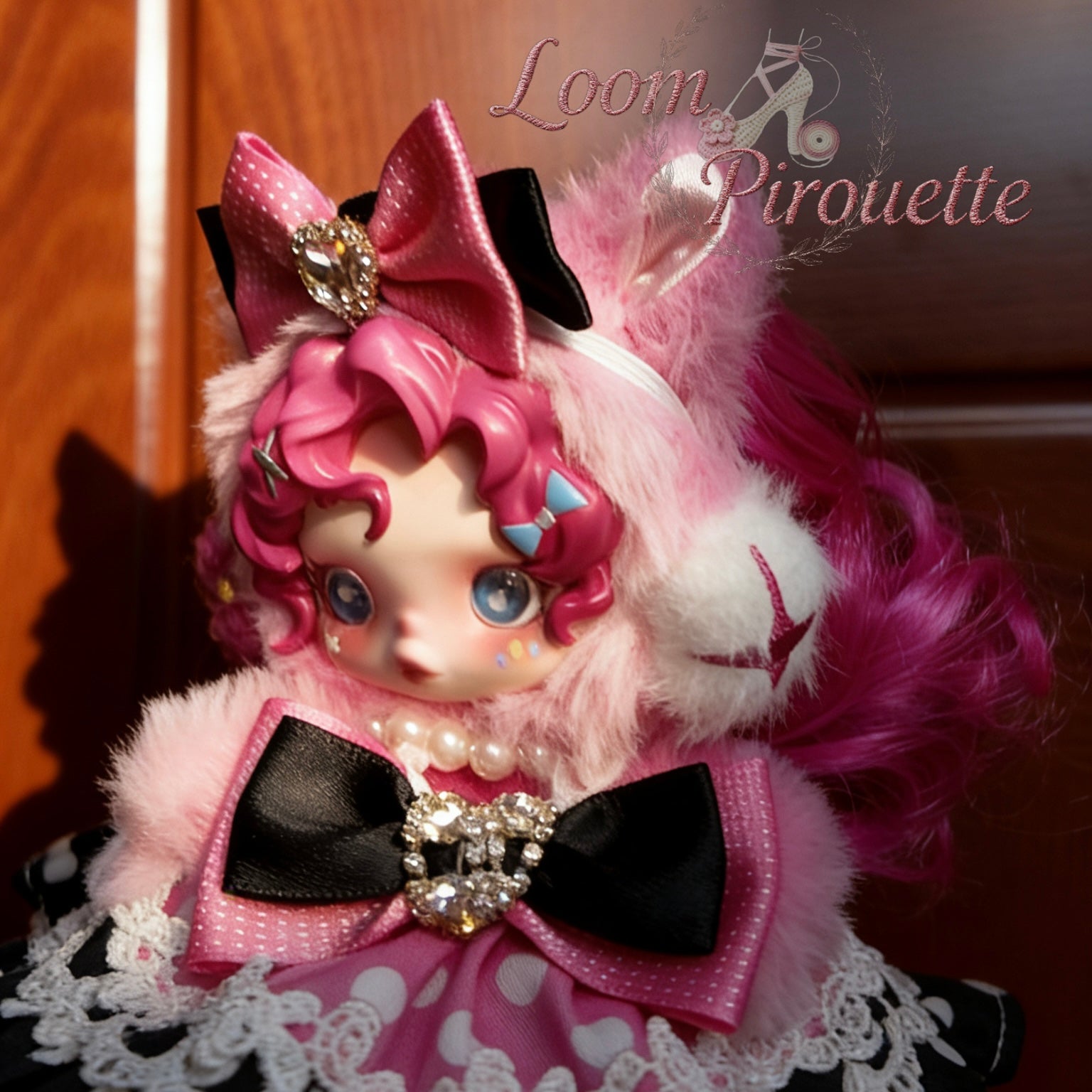 Skullpanda Handmade Clothes Set Outfit | Princess Bow Couture