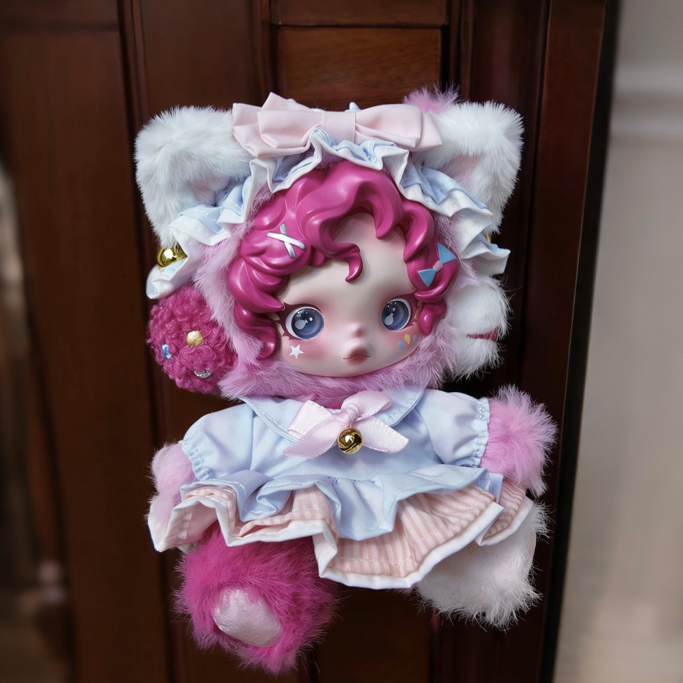 Skullpanda Handmade Clothes Set Outfit | Baby Pink