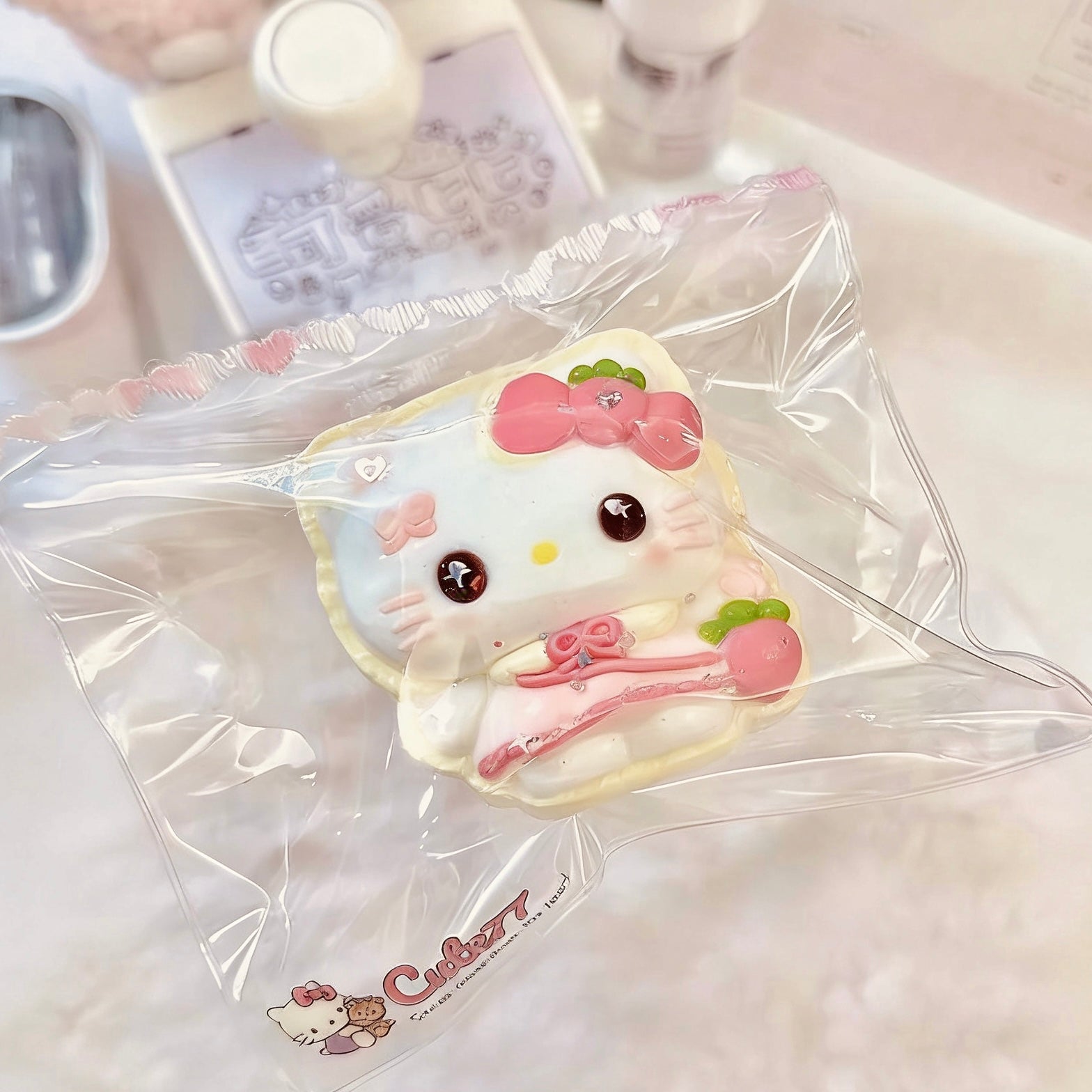 Handmade Silicone Squishy Toy｜Hello Kitty