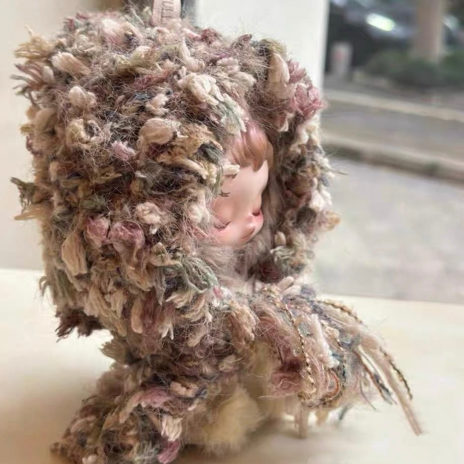 Skullpanda Handmade Clothes Set Outfit | Knitted Wooden Flower