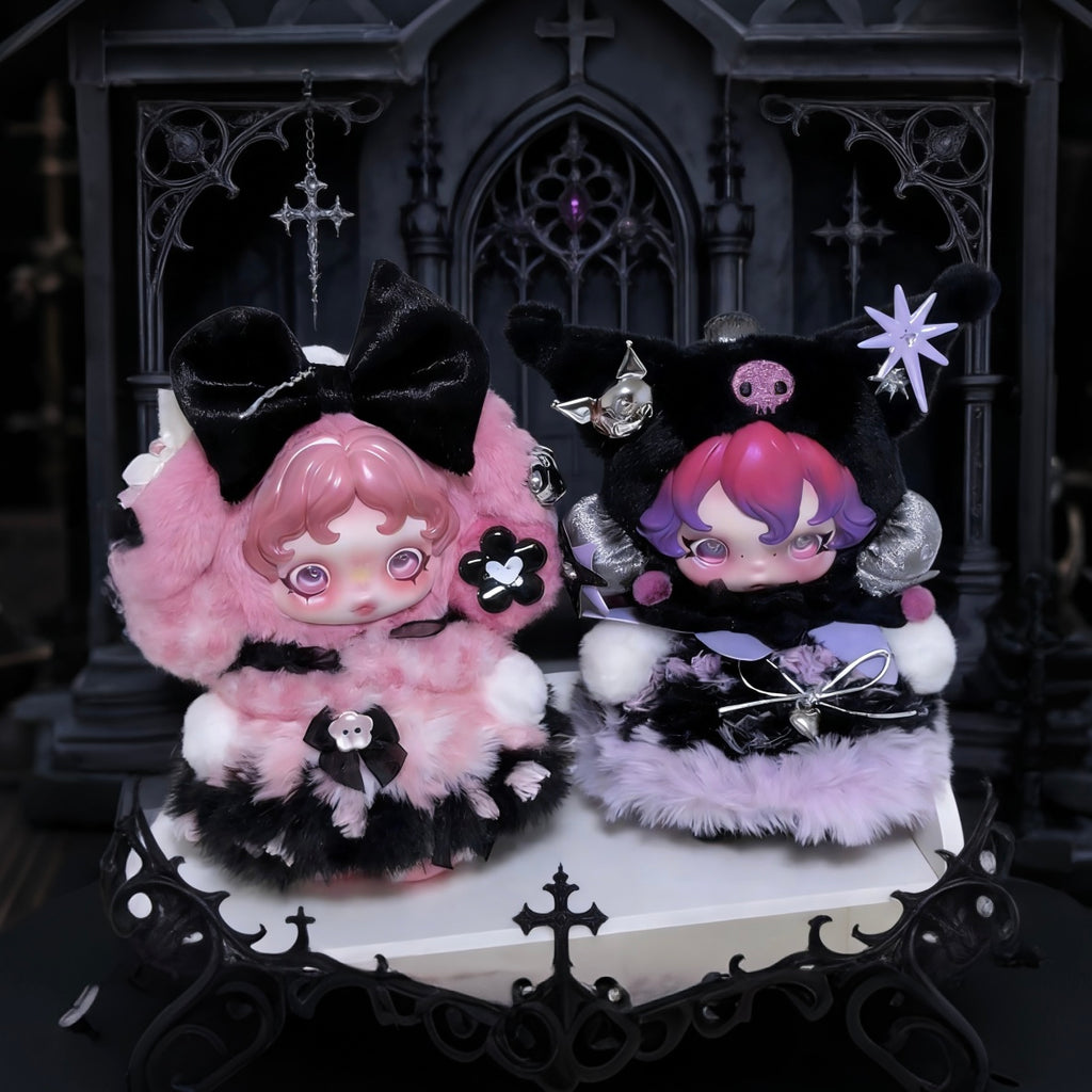 Skullpanda Handmade Clothes Set Outfit | Dreamy Fluffy Dresses for Kuromi & Melody