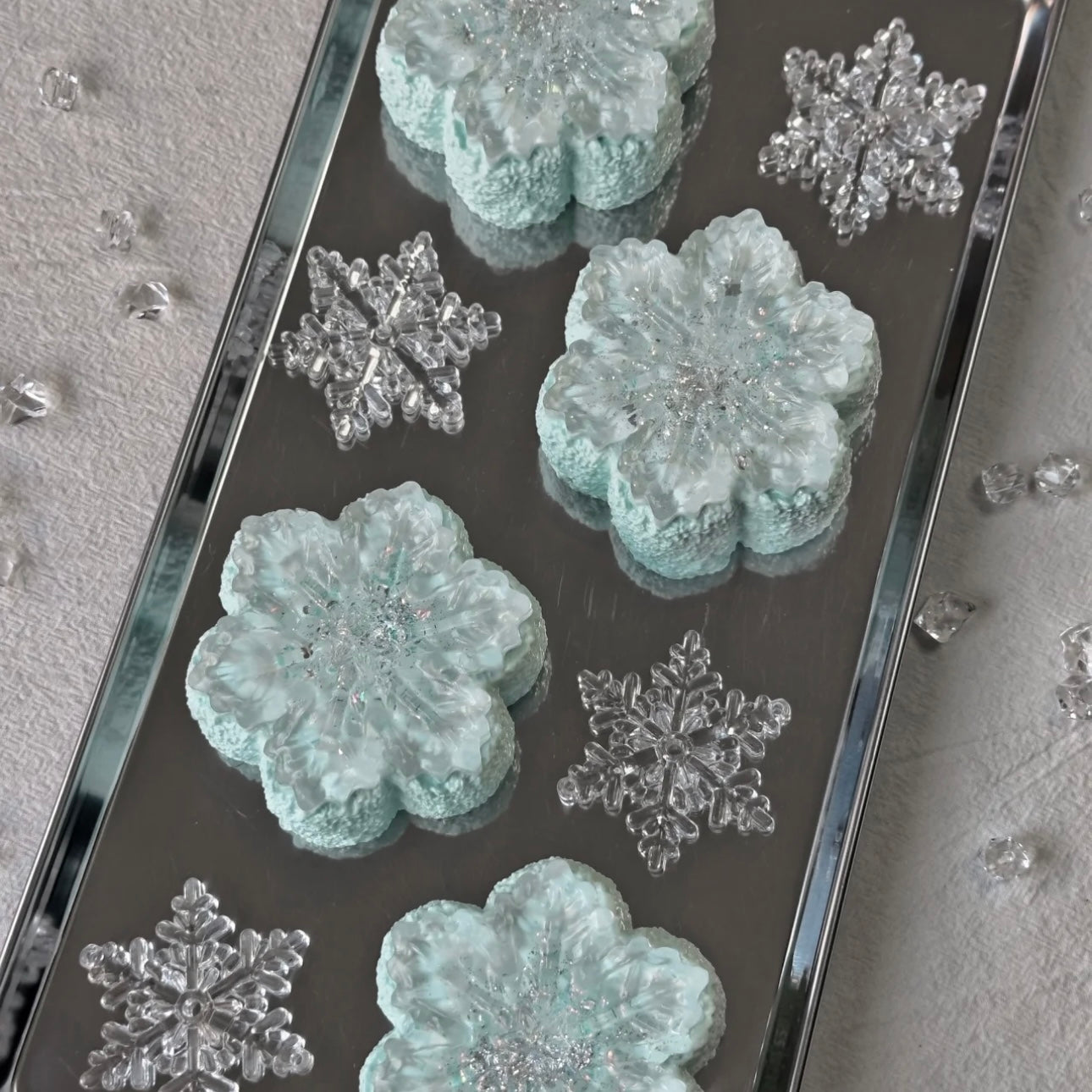 Handmade Silicone Squishy Toy｜Snow