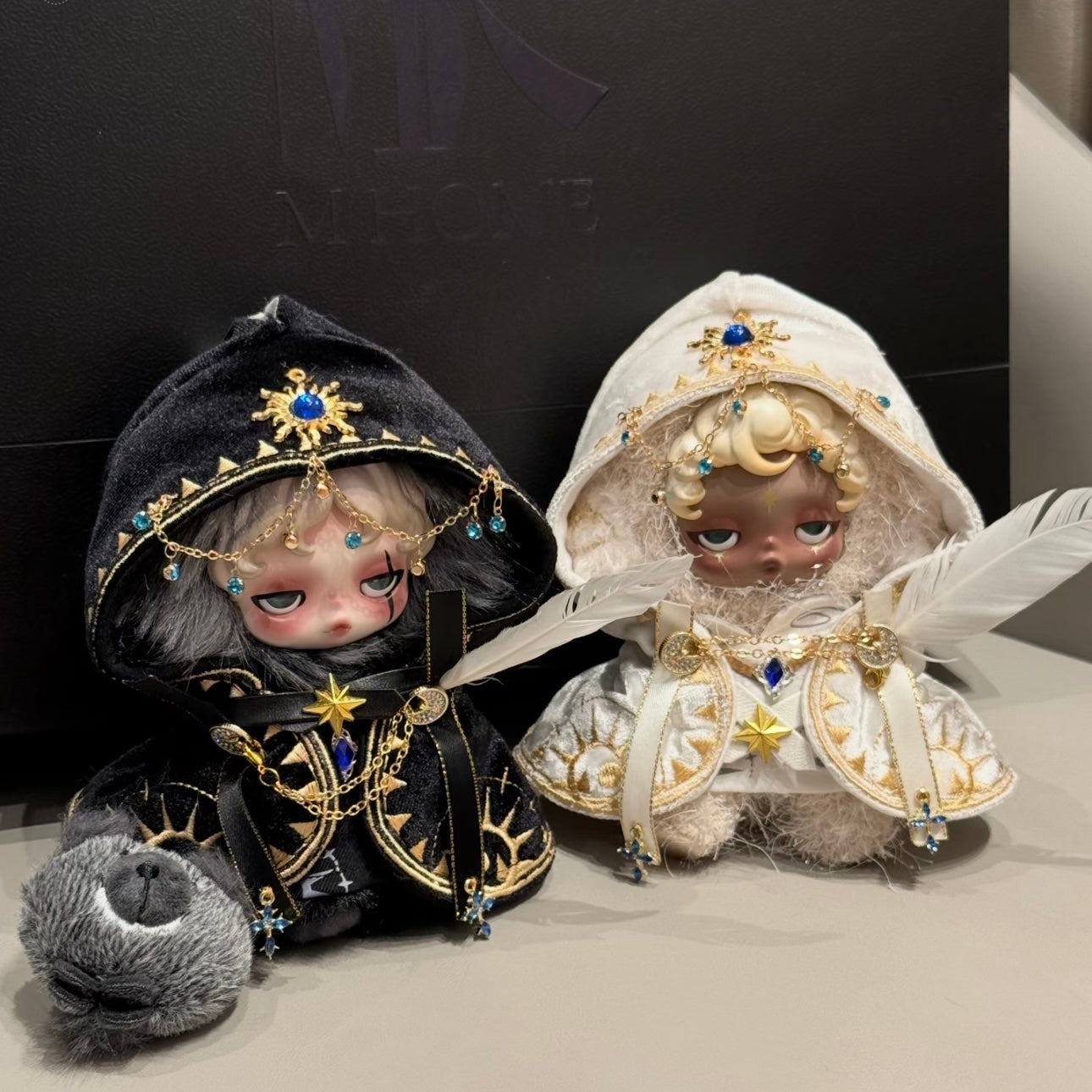 Skullpanda Handmade Clothes Set Outfit | Priest Black / White