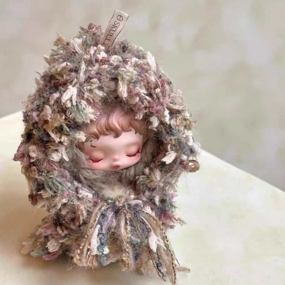 Skullpanda Handmade Clothes Set Outfit | Knitted Wooden Flower