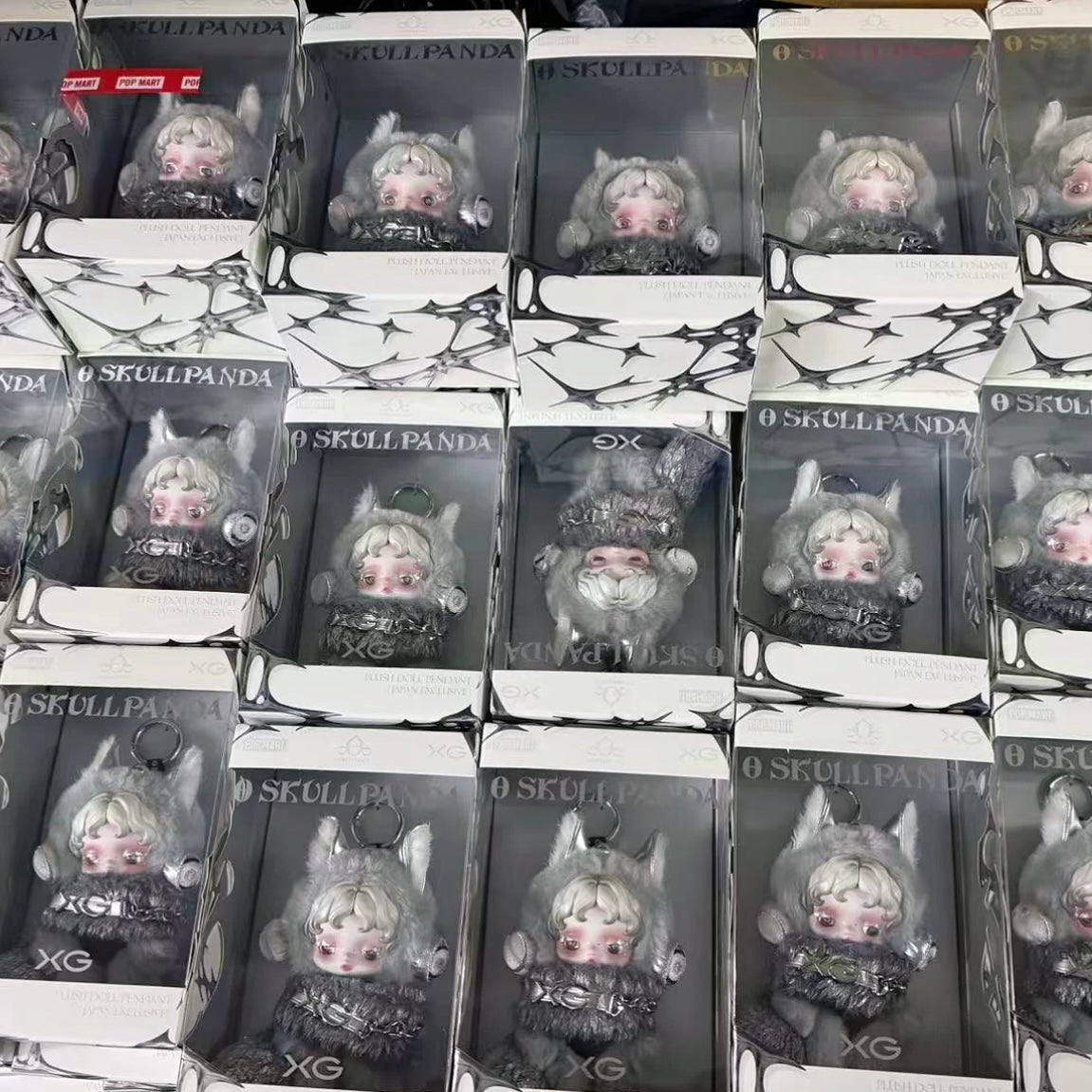 SKULLPANDA XG Plush Doll Pendant Japan Exclusive