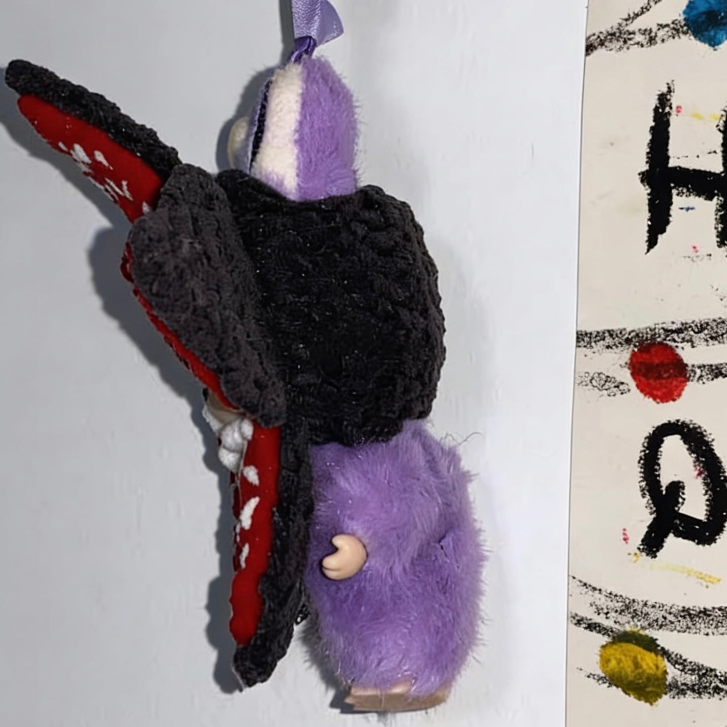 Handcrafted Clothes Stranger Things Demogorgon headpiece and the RUN alphabet light wall