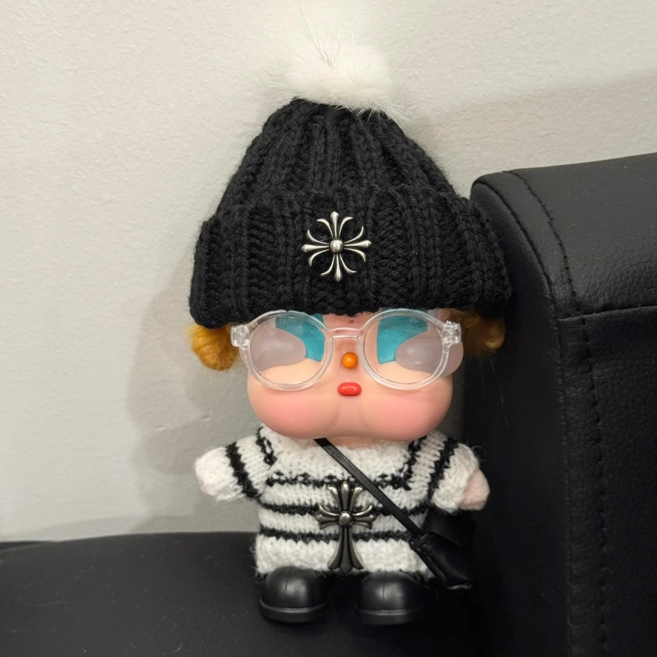 Crybaby Handmade Clothes Set Outfit | Hat + Glasses +Swearter + Bag + Shoes