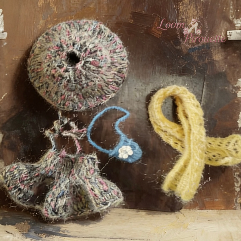 Skullpanda Handmade Clothes Set Outfit | Village Petal Skirt