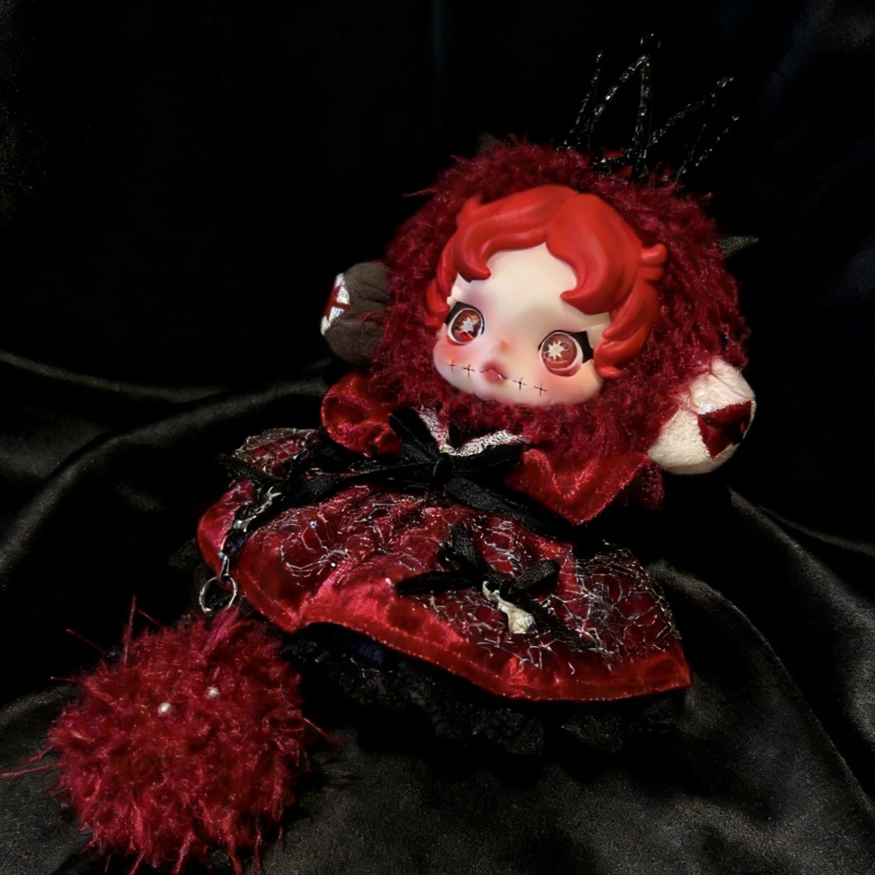 Skullpanda Handmade Clothes Set Outfit | Red Queen