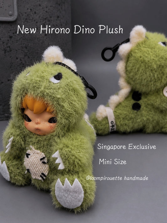 Custom Hirono Bag Charm｜10cm Hirono (incl. doll) WYSIWYG Singapore Dino