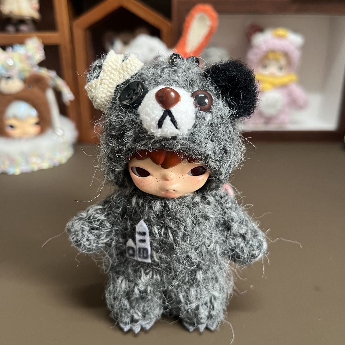 Custom Hirono Bag Charm｜10cm Hirono (incl. doll) WYSIWYG Scruffy Little Bear