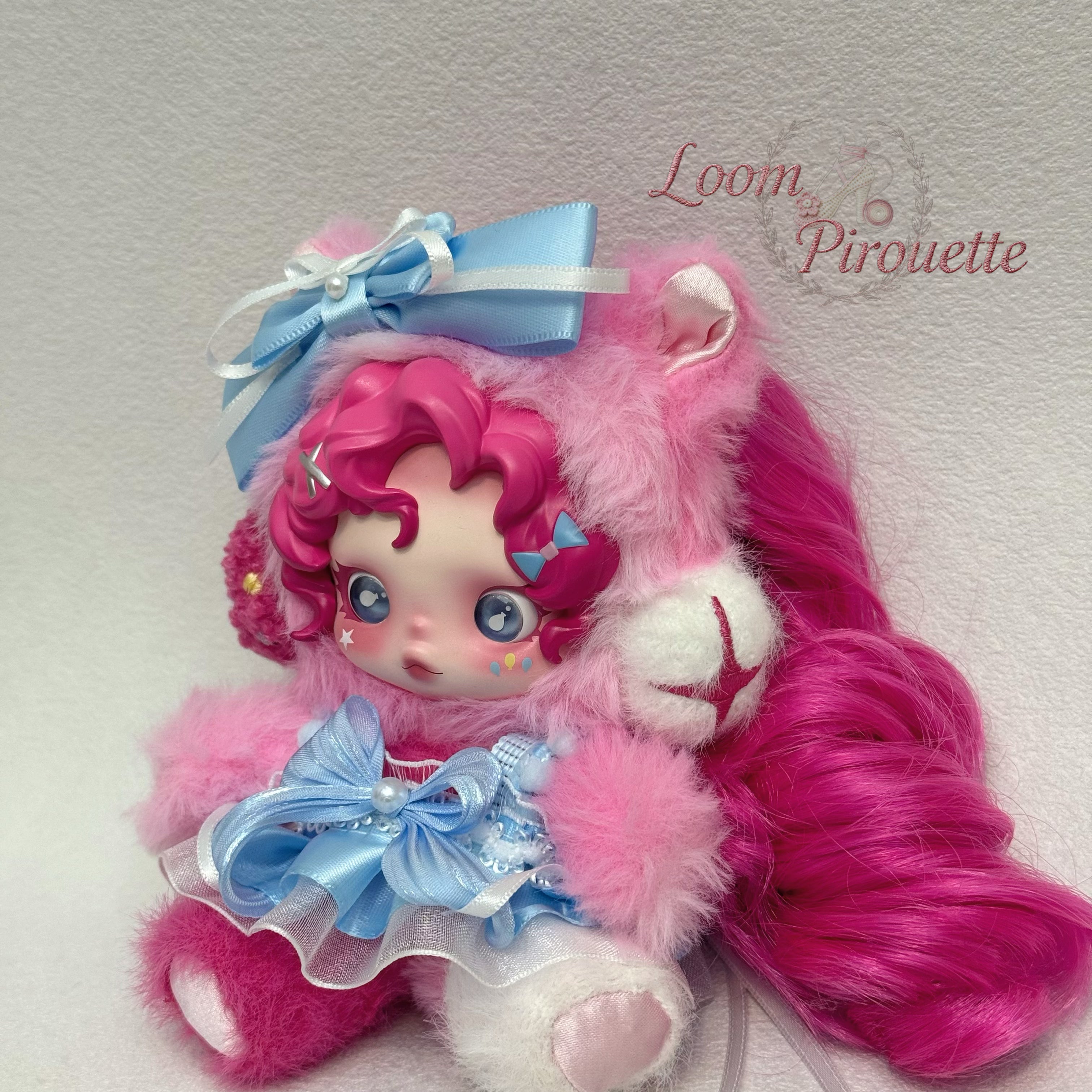 Skullpanda Handmade Clothes Set Outfit | Blue Sky