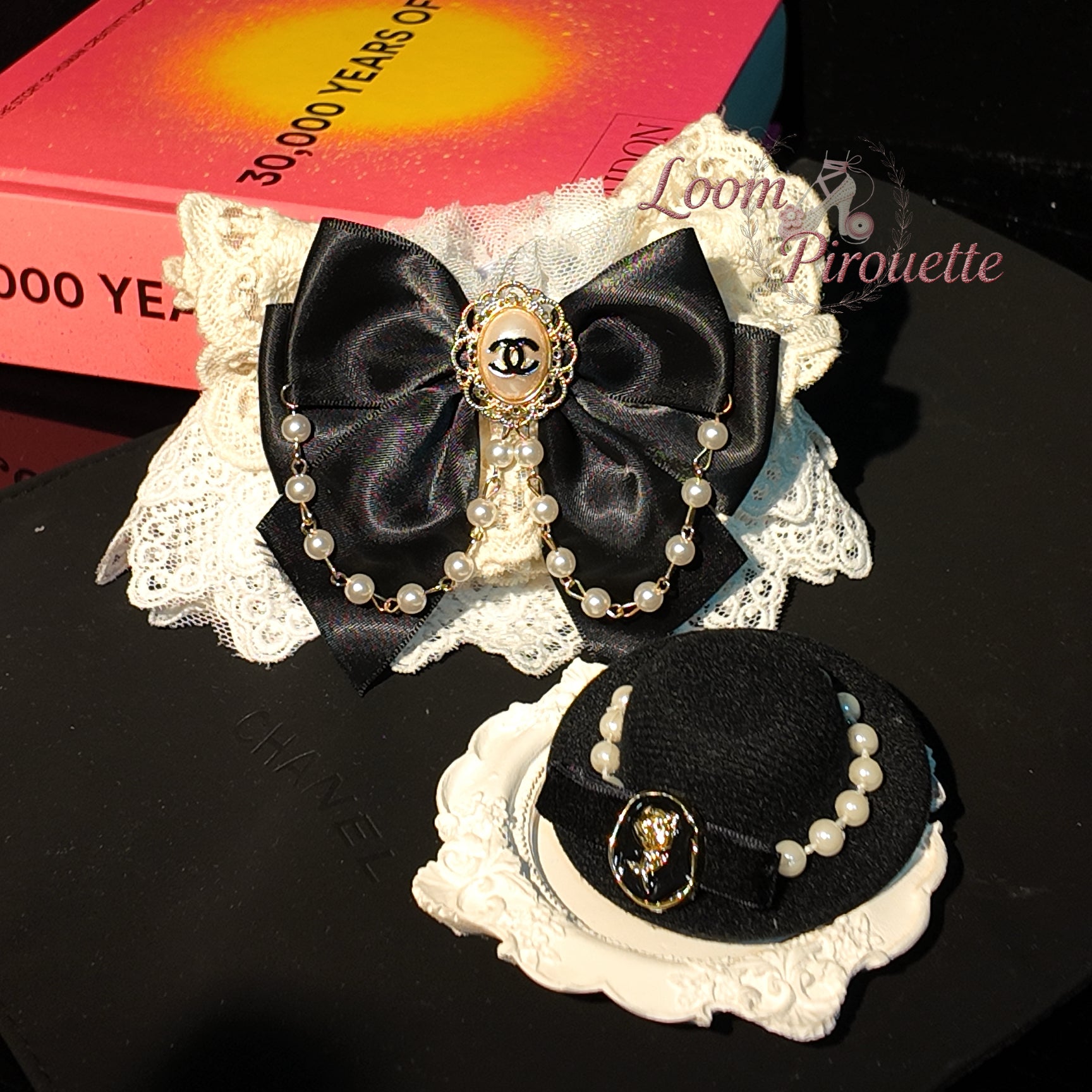 Skullpanda Handmade Clothes Set Outfit | Elegant Luxury Chanel-Style Dress Set