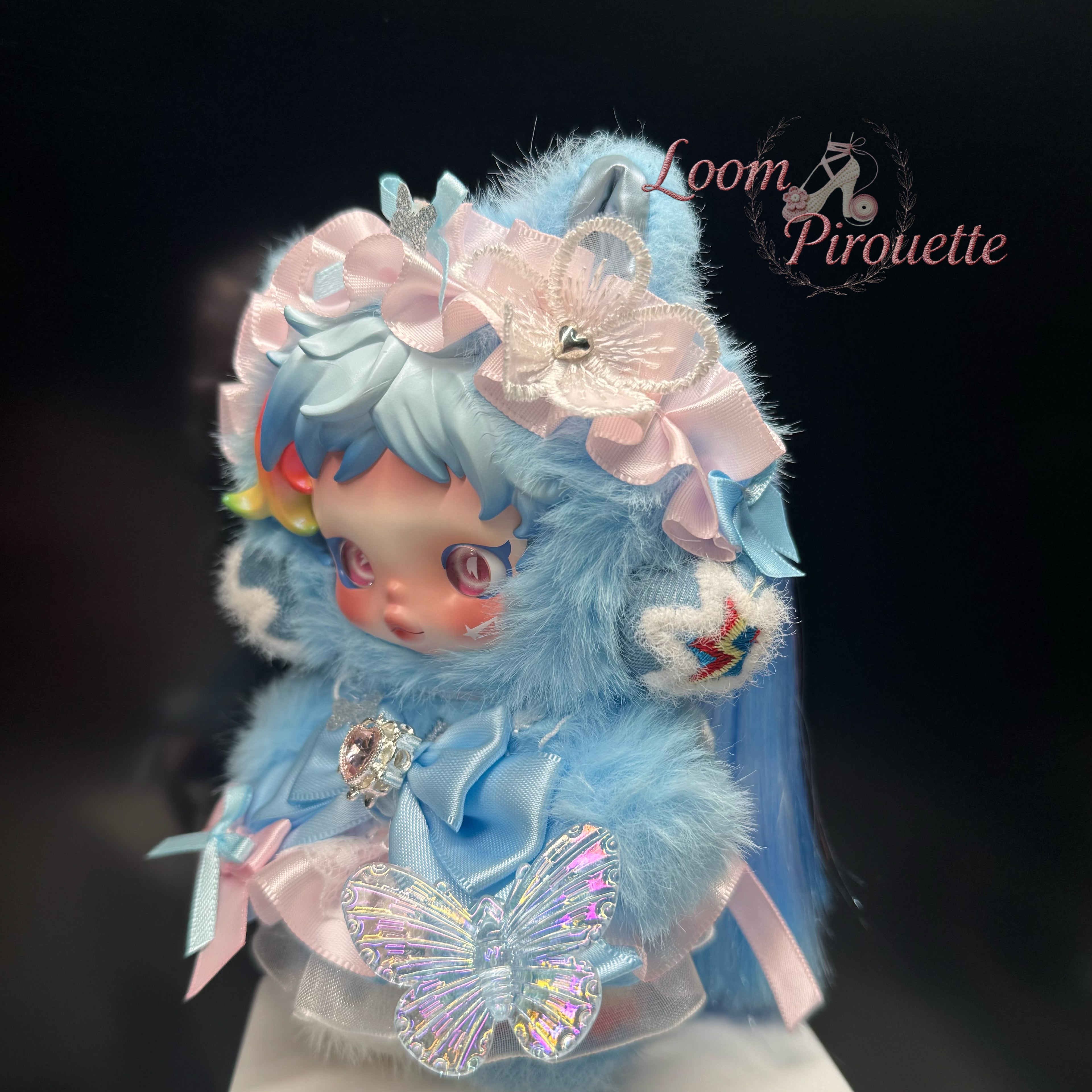 Skullpanda Handmade Clothes Set Outfit | Rainbow