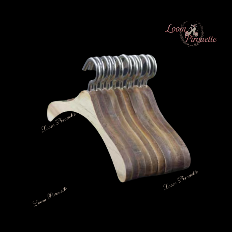 Wooden Mini Clothes Hangers for Storage